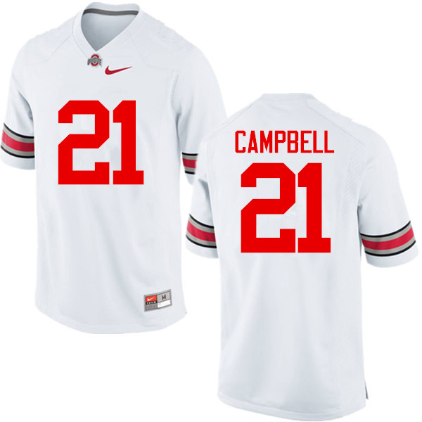 Ohio State Buckeyes #21 Parris Campbell College Football Jerseys Game-White